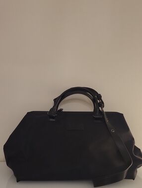 Lipault Paris Classic Black Satchel Bag